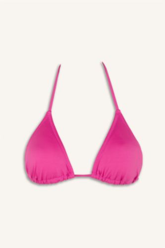 Kadın Fuşya Üçgen Bikini Üstü