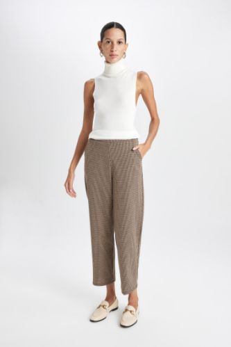 Jogger Pantolon Desenli Cepli Beli Lastikli