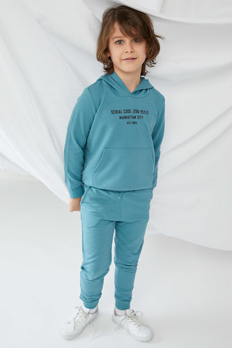 Boy Slim Fit Knitted Trousers