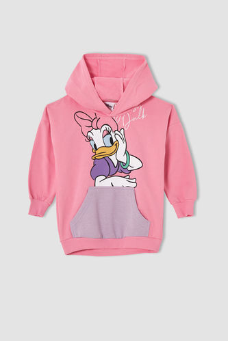 Girl Daisy Duck Hooded Sweatshirt