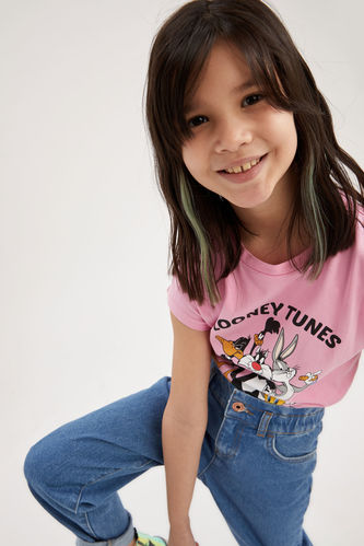 Girl Licensed Looney Tunes Short Sleeve Crew Neck T-Shirt