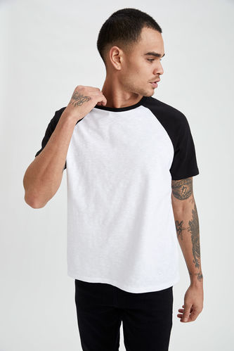 Slim Fit Crew Neck Basic T-Shirt