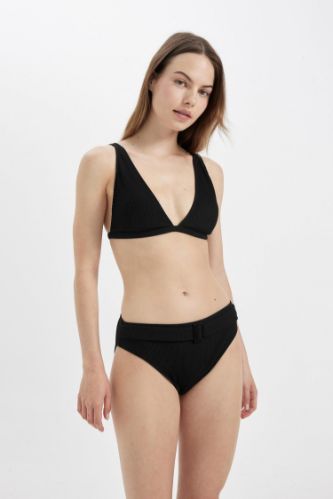 Fall in Love Regular Fit Ribbed Bikini Bottom