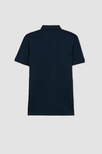Slim Fit Pique Short Sleeve Polo T-Shirt