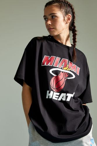 NBA Miami Heat Лицензиялық Қысқа жеңді футболка