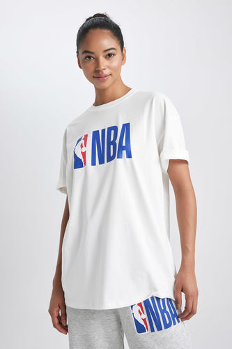 Oversize Fit NBA Lisanslı Unisex Tişört