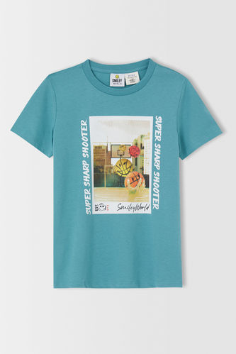 Erkek Çocuk SmileyWorld Lisanslı Kısa Kollu Tişört