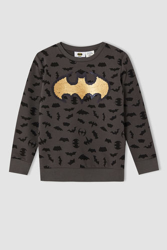 Erkek Çocuk Batman Lisanslı Sweatshirt