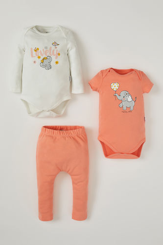 Regular Fit Elephant Print Outfit