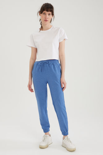 Relaxed Fit Waist-Tie Joggers