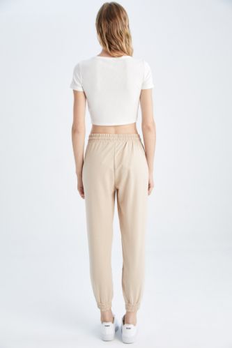 Beige tracksuit bottoms womens hot sale