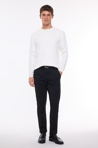 Tailored Fit Regular Hem Trousers