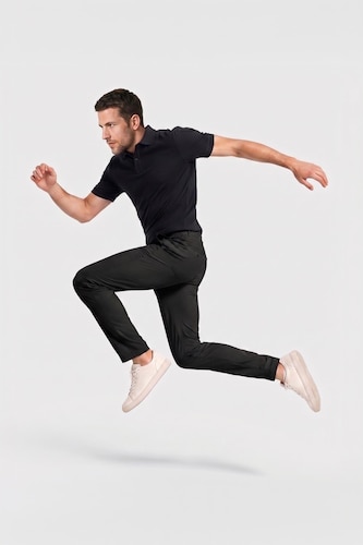 HOMME Noir Coupe Ajustée