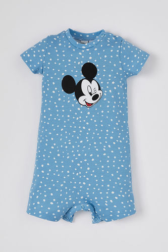 Baby Mickey Mouse Licensed Short-Sleeved Bodysuit
