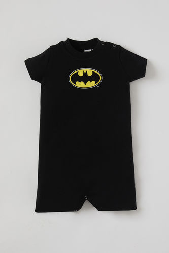 Combinaison à manches courtes sous licence Batman pour bébé garçon