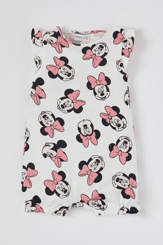 Сәби Қыз Disney Mickey & Minnie Лицензиялық жеңсіз жоғары Комбинезон