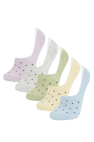 Patterned İnvisible Socks (5 Pack)