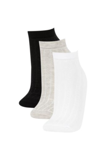 Women Karma 3 piece Cotton Short Socks