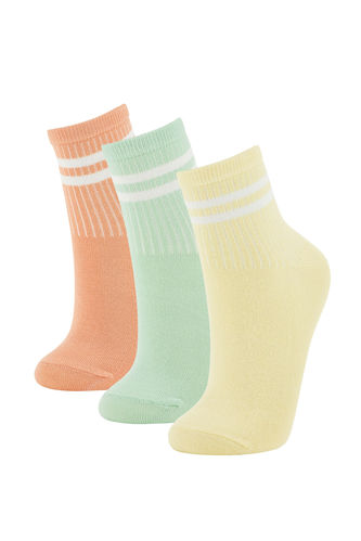 Mid Ankle Double Stripe Socks