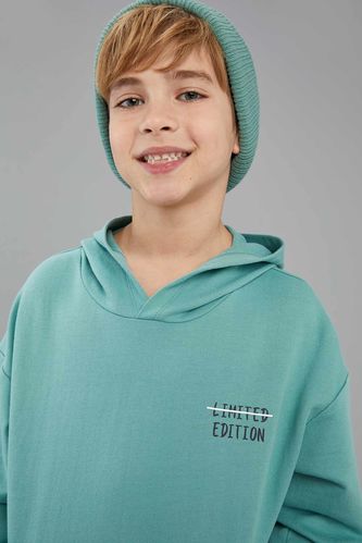 Boy Relaxed Fit Hooded Limited Edition Sweatshirt