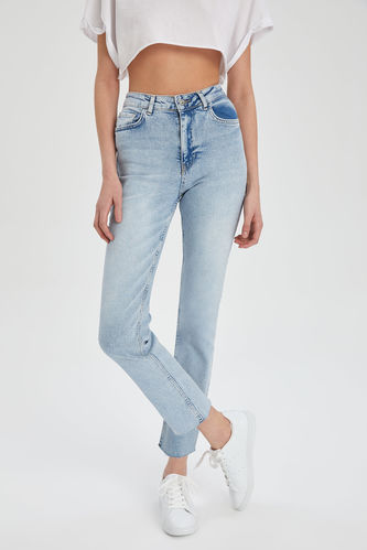 Mary Straight Fit Denim Trousers