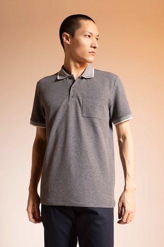 Regular Fit Short Sleeve Stripe Detail T-Shirt
