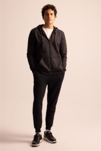 MAN Black Slim Fit Trousers