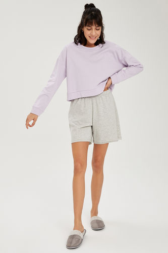 Relaxed Fit Pyjama Shorts