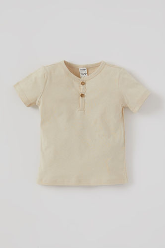 T-shirt boutonné à manches courtes pour bébé garçon