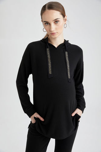 Regular Fit  Long-Sleeved Knitted Top