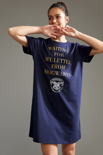 Harry Potter Licensed Relax Fit Short Sleeve Nightgown