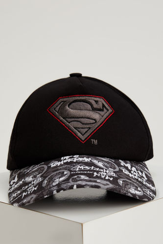 Erkek Çocuk Süpermen Lisanslı Baseball Şapka