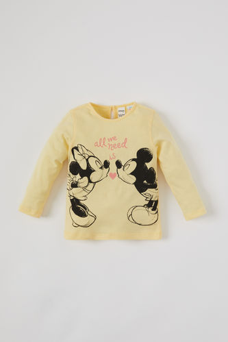 T-shirt à manches longues sous licence Minnie Mouse pour bébé fille