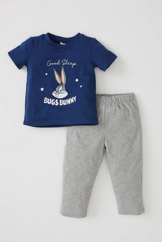 Ensemble de pyjama à manches courtes sous licence Baby Boy Bugs Bunny