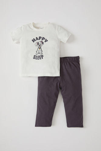 Пижама вязанная 2 шт. стандартного кроя с коротким рукавом из ткани суприм для малышей мальчиков