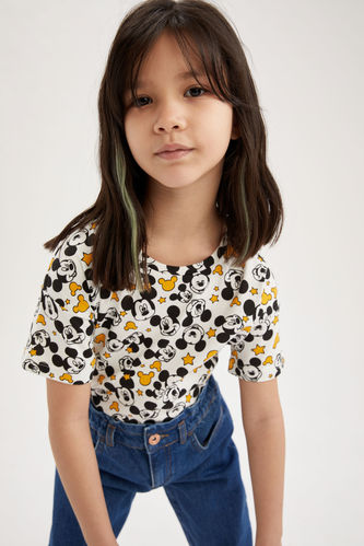 T-shirt sous licence Mickey Mouse pour fille