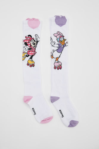 Kız Çocuk Minnie Mouse Lisanslı 2'li Soket Çorap