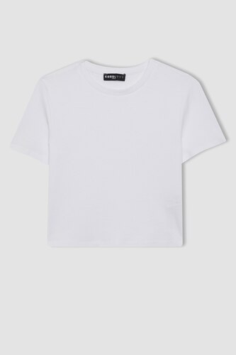 Slim Fit Ribana Short Sleeve T-Shirt
