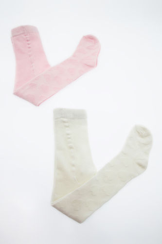 Kız Bebek 2'li Külotlu Çorap