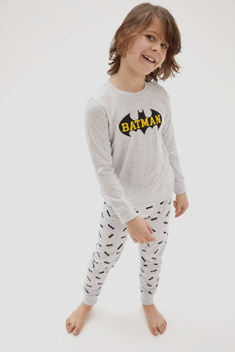 Boy Licensed Batman Long Sleeve T-Shirt And Trousers Pyjamas Set