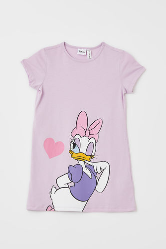 Girl Licensed Daisy Duck Short Sleeve Nightdress