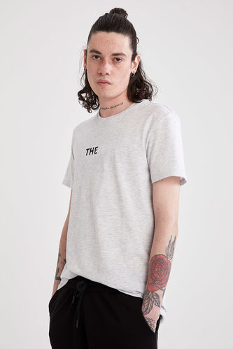 Slim Fit Printed Short Sleeve T-Shirt