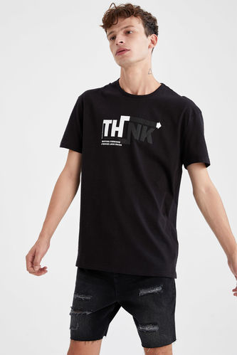 Regular Fit Printed Short Sleeve T-Shirt