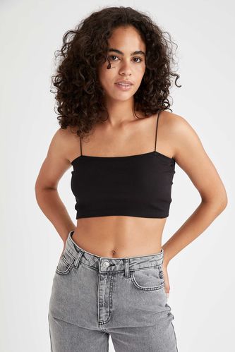 Strappy Knitted Crop Top