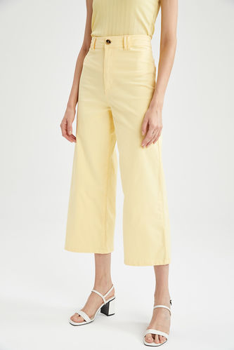 Buy Yellow Trousers & Pants for Women by VAN HEUSEN Online | Ajio.com