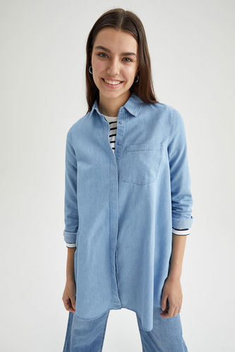 Yami fashion's Vibes Denim Tunic Top at Rs.695/Piece in surat offer by  Fashion Bazar India