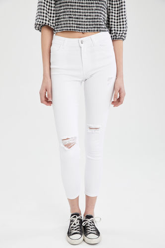 Skinny Fit Ripped Jeans