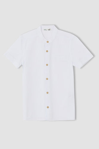 Boy Basic Short Sleeve Shirt