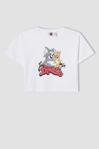 T-shirt à manches courtes Tom And Jerry sous licence pour fille