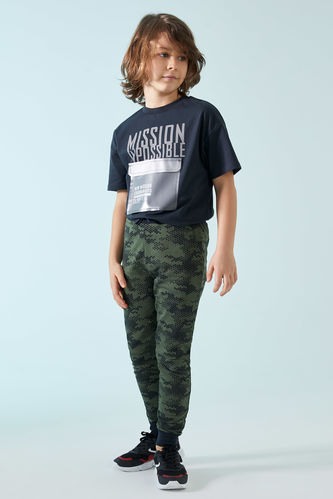 Boy Camouflage Pattern Tracksuit Joggers
